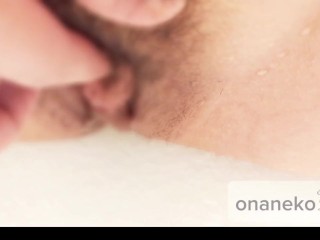 【変態OL】でかクリをしこしこオナニー。クリチンポ皮オナたのちい