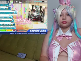 Kangel Cosplay ニーディー Vanilla Faith plays 初音ミク Project DIVA