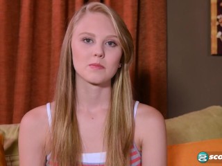 Blonde Lily Rader is the Girl-Next-Door and She's Getting Facialized