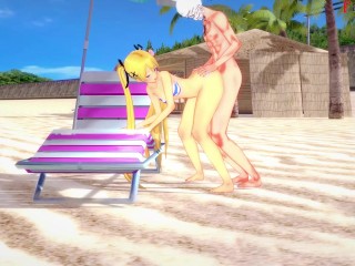 Marie Rose bikini having sex on the beach | 2 | DOA | Full & POV on Patreon: Fantasyking3