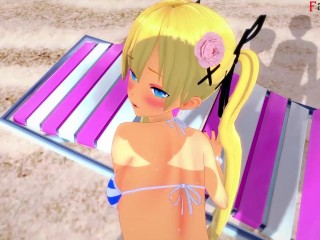 Marie Rose bikini having sex on the beach | 2 | DOA | Full & POV on Patreon: Fantasyking3