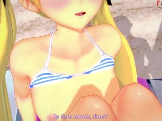 Marie Rose bikini Fucking on the beach | 3 | DOA | Full & POV on Patreon: Fantasyking3