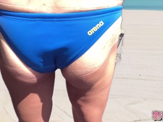 Why are beach volleyball bikinis small? I'm going to sing out💖 Ejaculation Secret Gakuen