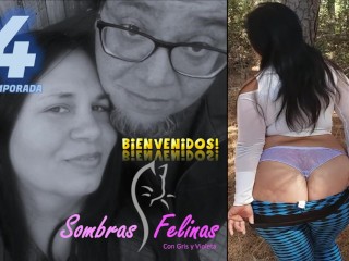 Cuckold Threesome with two Dark-haired BBCs - Erotic Stories of Feline Shadows (Spanish Audio)