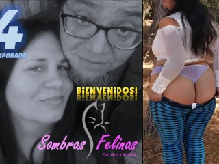 Cuckold Threesome with two Dark-haired BBCs - Erotic Stories of Feline Shadows (Spanish Audio)