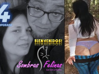 Cuckold Threesome with two Dark-haired BBCs - Erotic Stories of Feline Shadows (Spanish Audio)