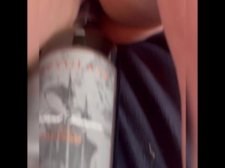 Fucking my self with a wine bottle
