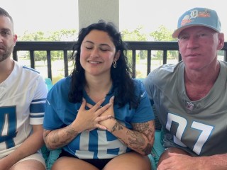 TRAILER! Tag Team Threesome + Detroit Lions Football Fan Interviews