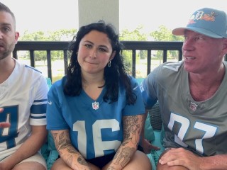 TRAILER! Tag Team Threesome + Detroit Lions Football Fan Interviews