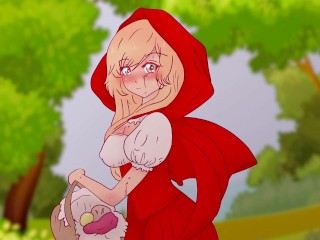 Little Red Riding Hood scolded a pervert who fucked a tree and let him know a woman's body !Hentai C