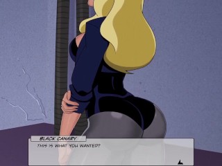 Anal Creampie Fucking Blonde Bimbo Hero - Black Canary Cell Scenes - Something Unlimited