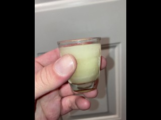 Describing how a local married couple uses shot glasses of my cum for lube and cumplay