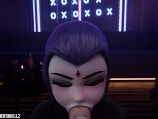 Futa Widowmaker fucks raven 3D animation