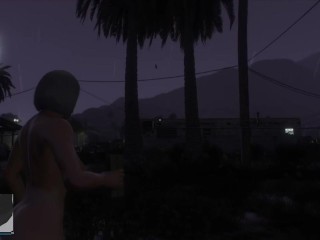 GTA V Nude Mod Installed Game Play [Part 16] GTA 5 Missions Story Mode