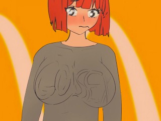 A girl with eggs from a McDonald's commercial fucks with a homeless man Anime ! Hentai 2d ( cartoon