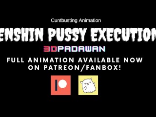 CUNTBUSTING ANIMATION - Genshin Pussy Execution - TRAILER