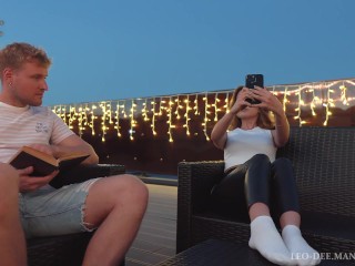 Risky Step Sister Sit On A Big Cock After Cum Keep Fucking