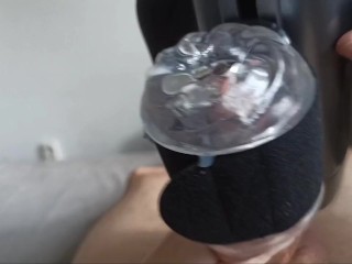 Automatic Stroker makes me cum Test BlissMakers