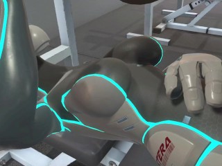 Heat VR Gameplay - Astera x Vertex fuck at the gym POV