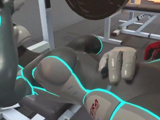 Heat VR Gameplay - Astera x Vertex fuck at the gym POV