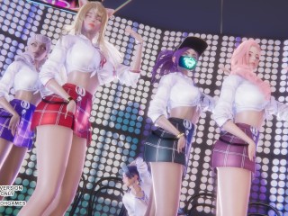 [MMD] T-ara - You Drive Me Crazy Ahri Akali Evelynn Kaisa Seraphine Sexy Kpop Dance 4K 60FPS