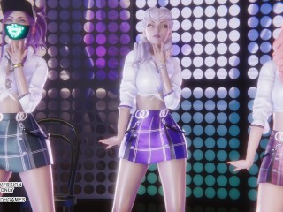 [MMD] T-ara - You Drive Me Crazy Ahri Akali Evelynn Kaisa Seraphine Sexy Kpop Dance 4K 60FPS