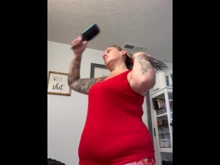 BBW step mom MILF cum watch me get ready for the day