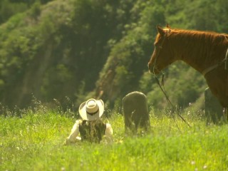Teen Katerina Gets Locked In A Cell By An Old Pervert And Then Suck His Cock Through The Bars