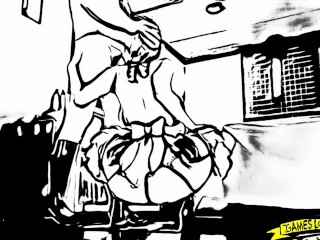 Maid - 2D Manga Style Version