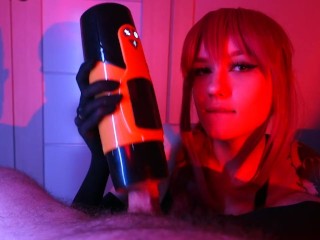 POV Makima's test: how fast will you cum? Chainsaw Man - Sunako_Kirishiki