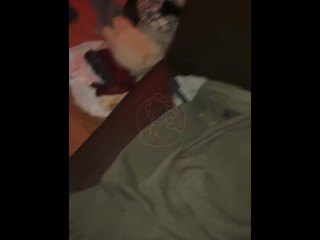 My Step-Sis & Her BF Were Late With Rent So She Ate My Cock FULL VIDEO ON FANSIFY