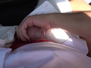 RISKY I'm SUCKING my STEPBROTHER's COCK on a PUBLIC Bus and a REAL COUPLE CAUGHT US ~ Real Amateur