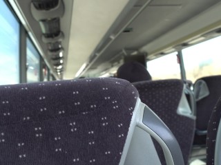 RISKY I'm SUCKING my STEPBROTHER's COCK on a PUBLIC Bus and a REAL COUPLE CAUGHT US ~ Real Amateur