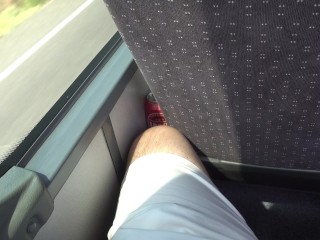 RISKY I'm SUCKING my STEPBROTHER's COCK on a PUBLIC Bus and a REAL COUPLE CAUGHT US ~ Real Amateur