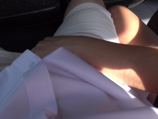 RISKY I'm SUCKING my STEPBROTHER's COCK on a PUBLIC Bus and a REAL COUPLE CAUGHT US ~ Real Amateur