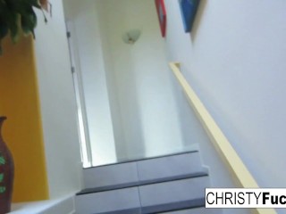 Hot Christy Mack and London Keyes take on Ramons huge cock