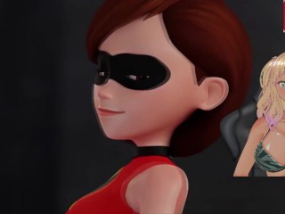 Elastigirl And Her Elastic Ass Anal and Blowjob in New Upscale 4K