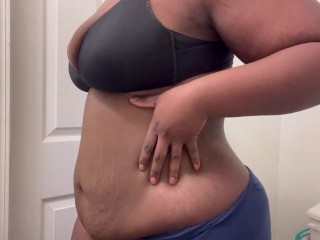Big Titty Black Girl Getting Fatter