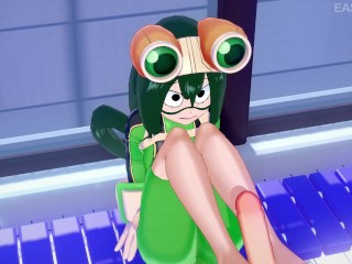 Tsuyu Asui Footjob animation [My Hero Academia]