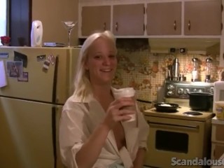 Playing with your GFs nipples in close up POV