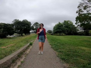 Encore une belle pipe  et creampie après une promenade chaude 🍑🍆