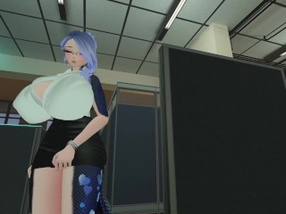 Dragon Office Girl Breast Expansion Tight Shirt - Fansly - VR ERP