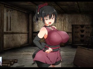 ALL ANIMATION SEXY BUSTY KUNOICHI MASTURBATING ON PUBLIC