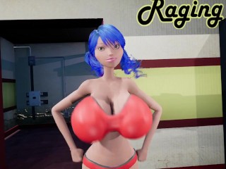 3DGSPOT - Big Titties Teen Gets DP By Two Footbal Players In The Locker Room! 3D CARTOON PORN!