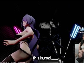 sexy KPOP dance time!!! big boobs Honkai Star Rail hentai ft Acheron x Love Me like that