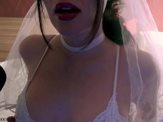 Horny bride wants to ride your cock on wedding night (ROLEPLAY-ASMR)