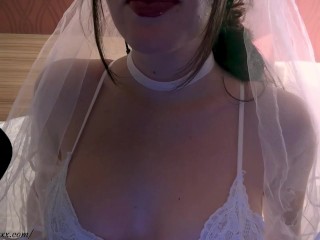 Horny bride wants to ride your cock on wedding night (ROLEPLAY-ASMR)