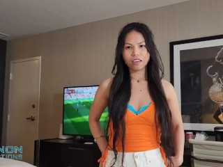 CANNON PROD  - Petite Asian Evie Ling Wants Some Quality Time Fuck