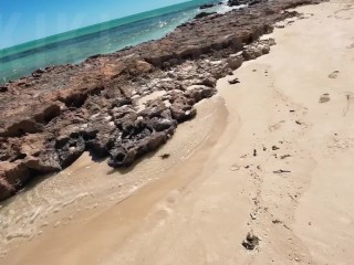 Almost Caught Fucking on Public Beach