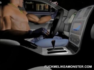 Anime slut sucking dick in dirty POV sex